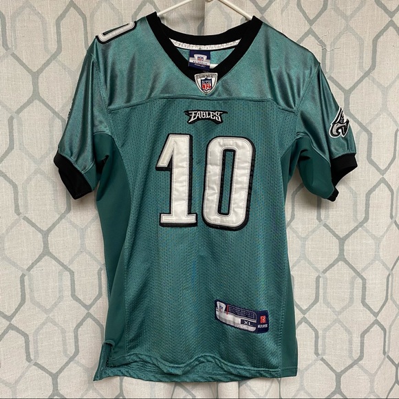 Kids XL Eagles Jersey - Reebok - Jackson #10 - Picture 1 of 7
